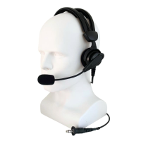 AKKUPOINT H&amp;#246;rsprechgarnitur mit Leichtgewicht-B&amp;#252;gel, einseitigem Lautsprecher, Schwanenhalsmikrofon