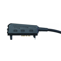 Headset discret lock type avec Inline-PTT et tube sonore / pour EADS G2