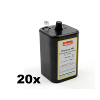 NISSEN Baulampenbatterie Premium 800 4R25 6V 7-9Ah / Zink-Kohle