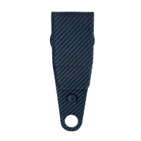 AKKUPOINT Passante per cintura in cuoio &amp;quot;clip rotativo&amp;quot; con pulsante di bloccaggio