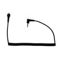 C&amp;#226;ble spiral&amp;#233; 30cm pour tube acoustique avec 3.5mm jack coud&amp;#233;